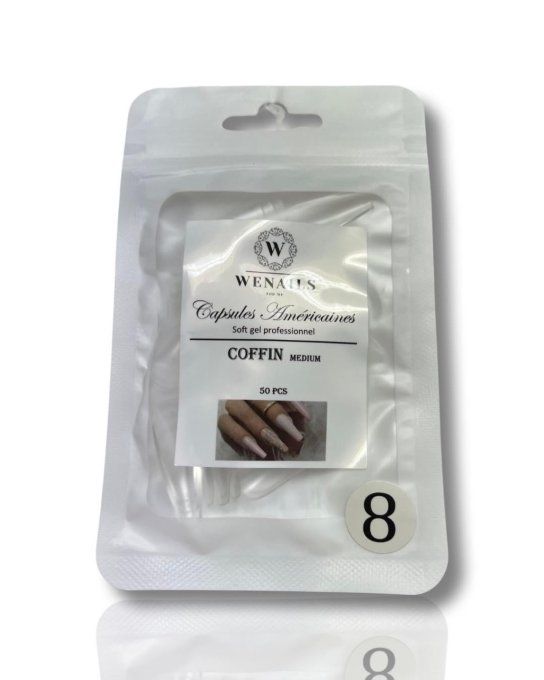 Recharge capsules américaines coffin medium ( taille 8 )