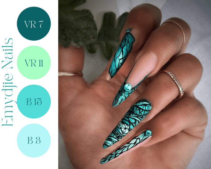 Formation nail art " cheri blue "