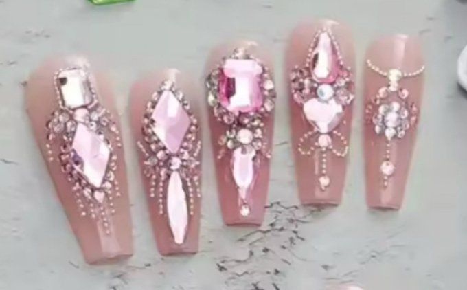 Compo strass ROSE